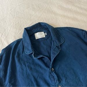 Button up shirt indigo